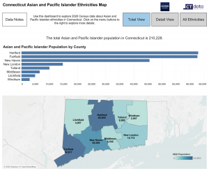 CT AAPI Population Map